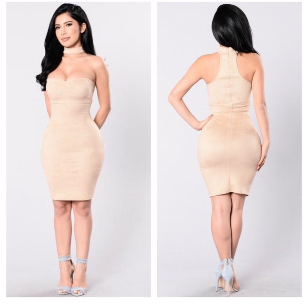 Case of the EX dress (Tan)